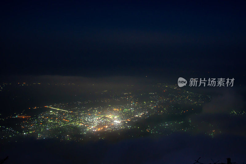 夜景来自布科山，Chichibu,Saitama