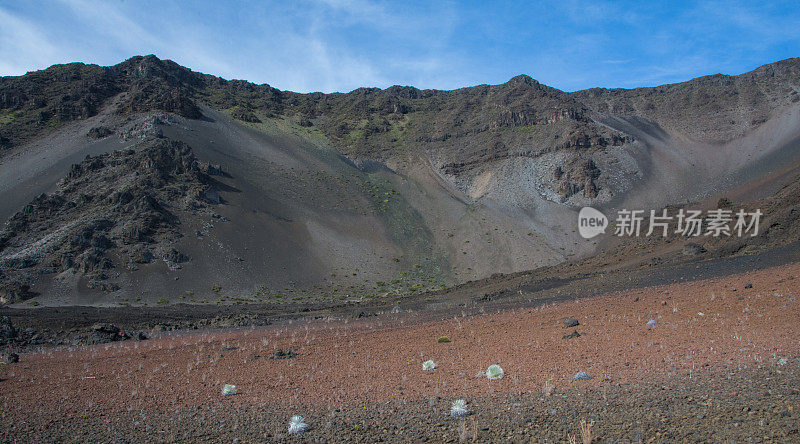 Haleakalā国家公园的火山景观