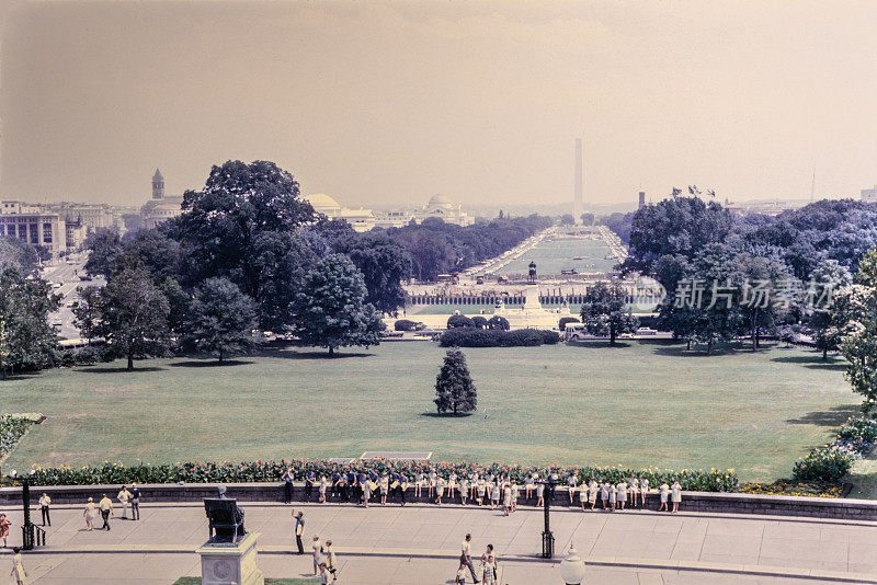 20世纪50年代的华盛顿国家广场