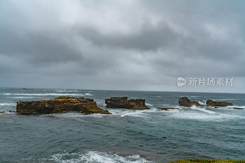 彼得伯勒海岸保护区在大洋路，澳大利亚维多利亚州