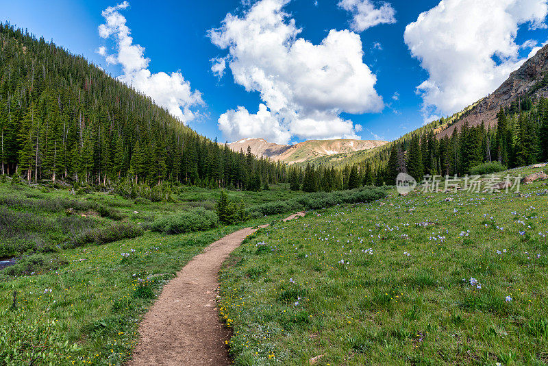 科罗拉多山地自然景观