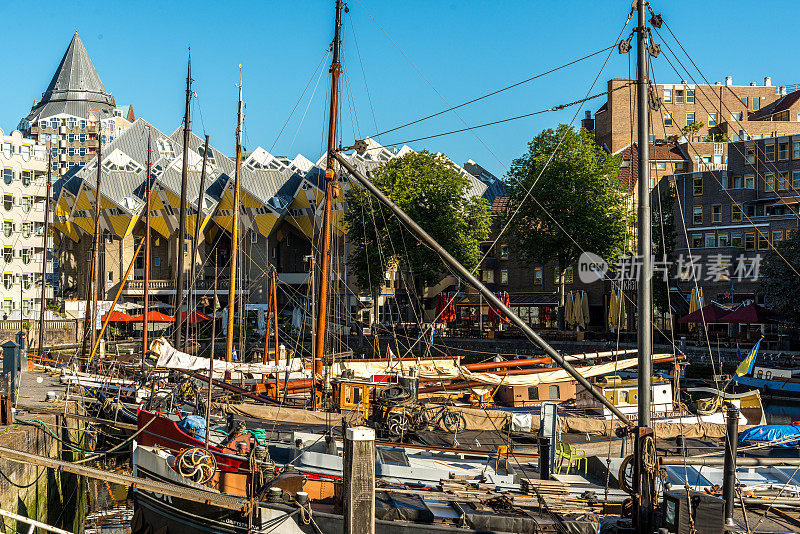 荷兰鹿特丹的旧港口