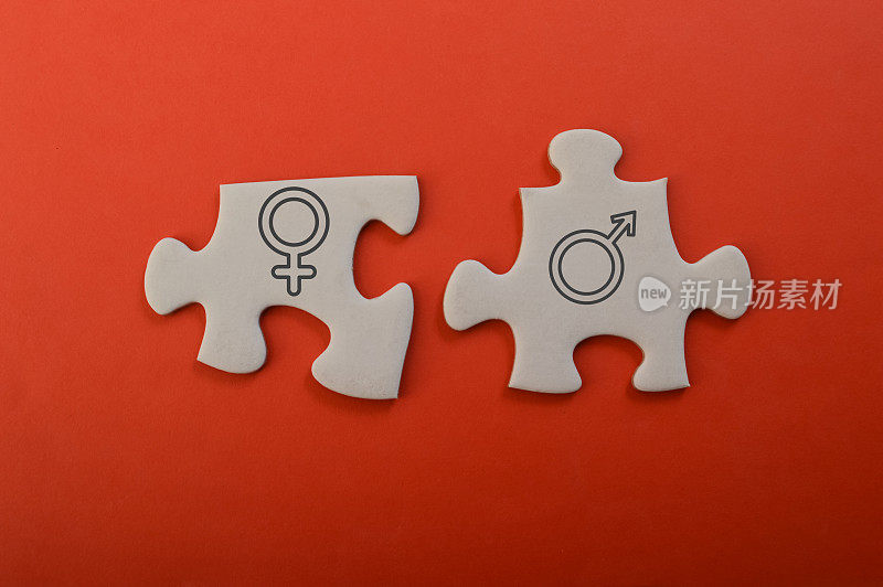 男女符号集。男性和女性的标志和象征。代表女孩和男孩
