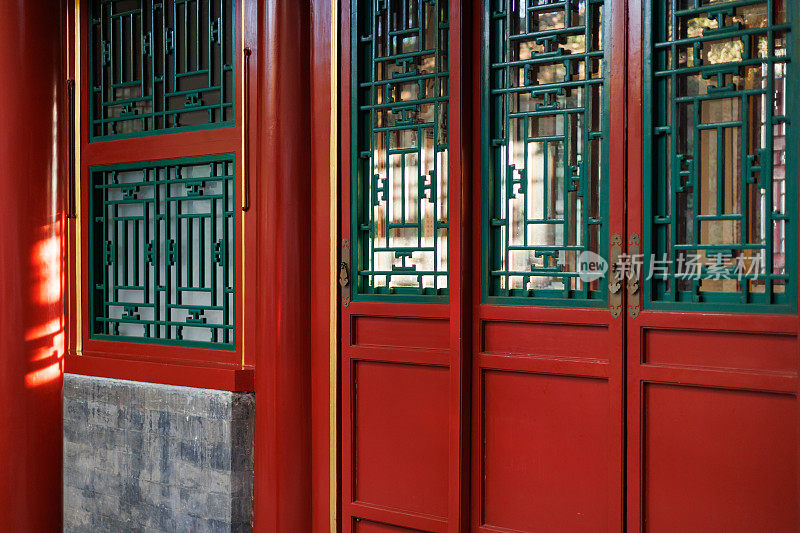 中国古典建筑背景