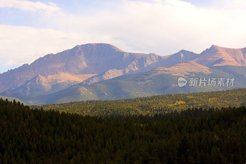 秋晨派克峰