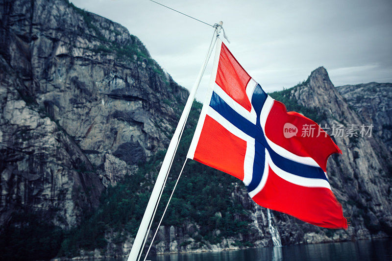 挪威国旗。