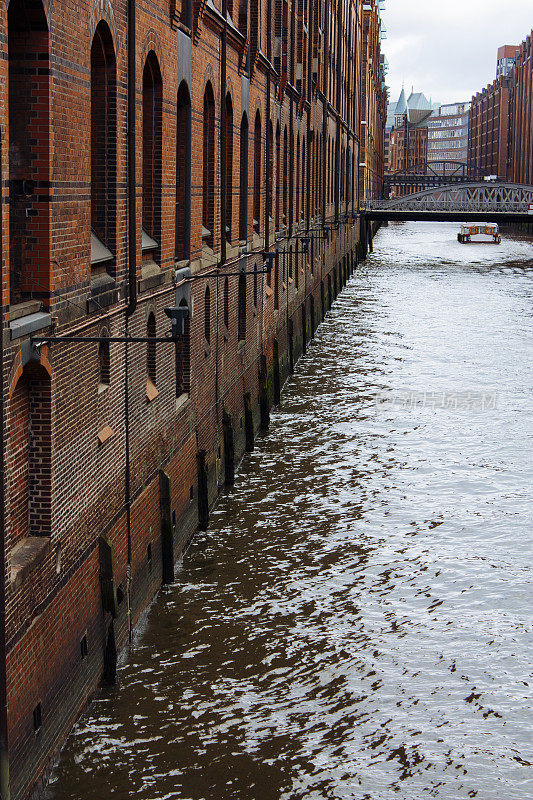 Speicherstadt，建筑外部的建筑