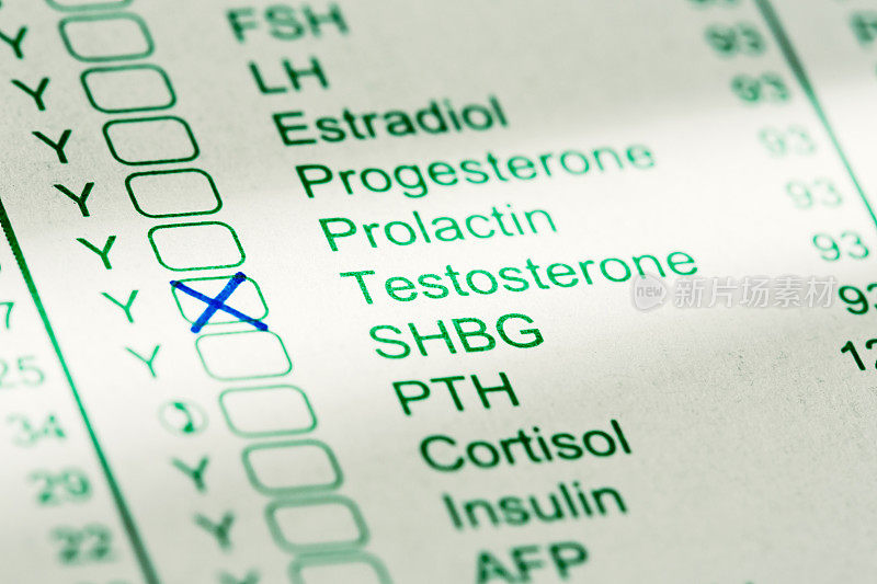 男性激素医学血液测试中规定的睾丸激素水平