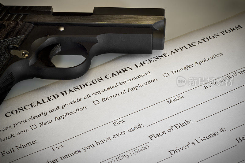 隐蔽手枪许可证申请书