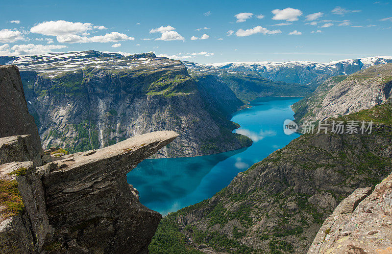 巨魔之舌石，挪威