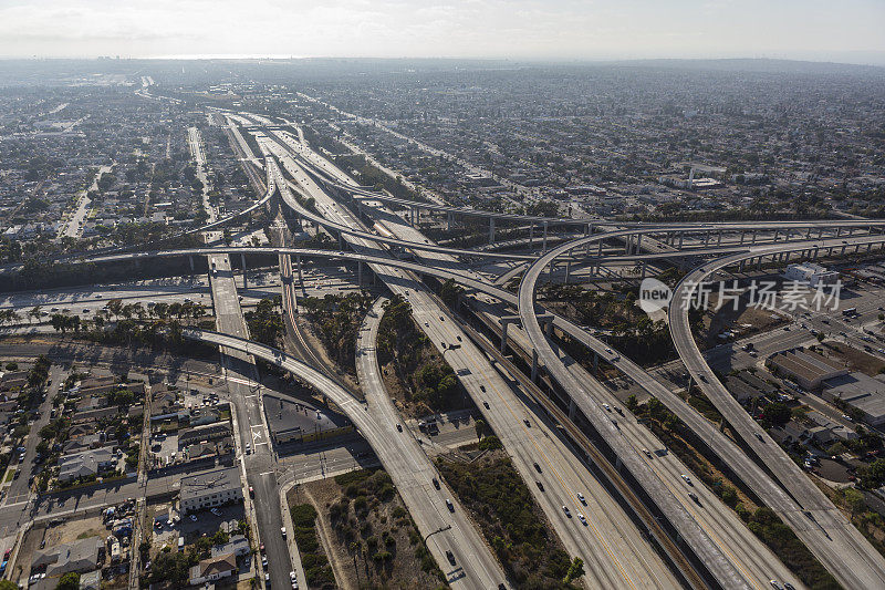 洛杉矶高速公路立交架空