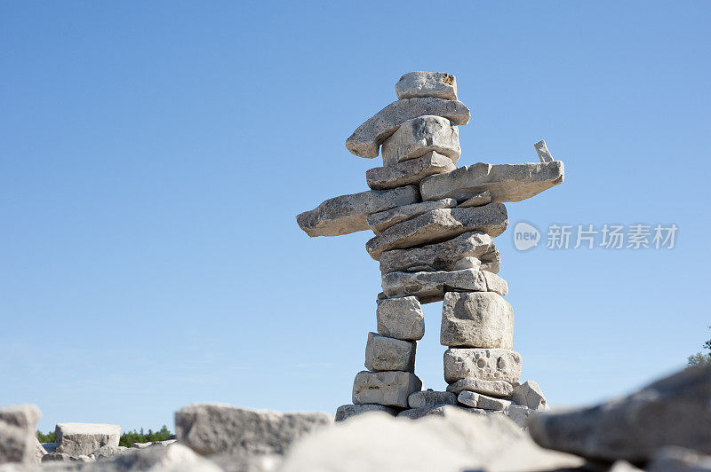 精心Inukshuk