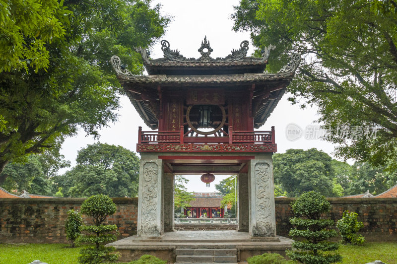 越南河内文庙入口
