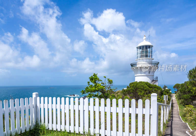 澳大利亚新南威尔士州的甜面包角灯塔