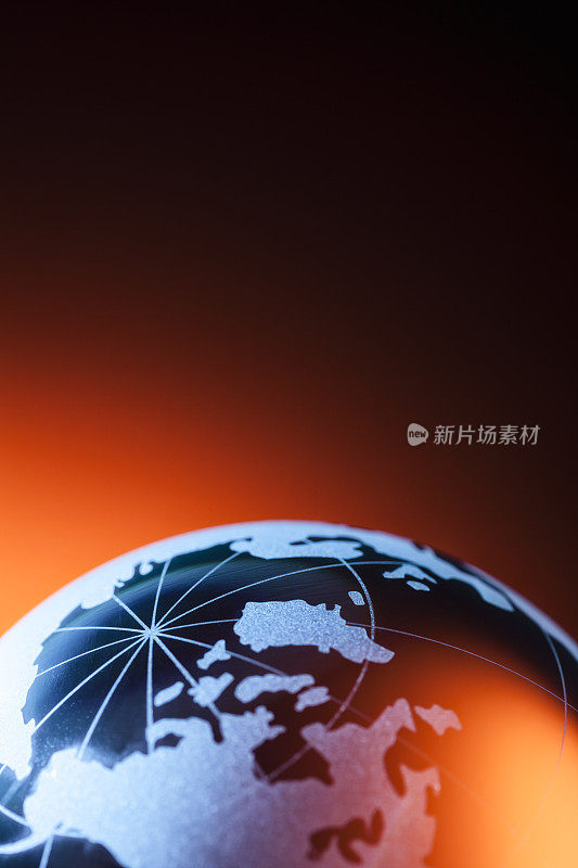 玻璃世界地球仪-地球背景全球