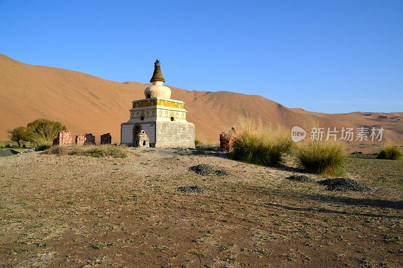 巴丹吉林寺佛塔，中国内蒙古