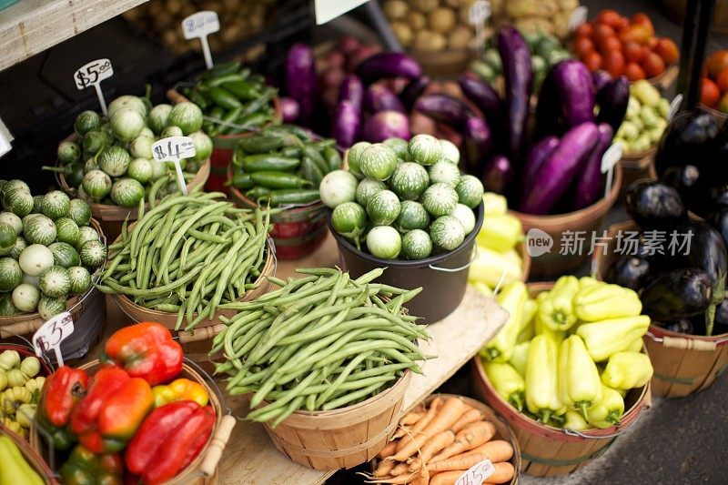 农贸市场蔬菜