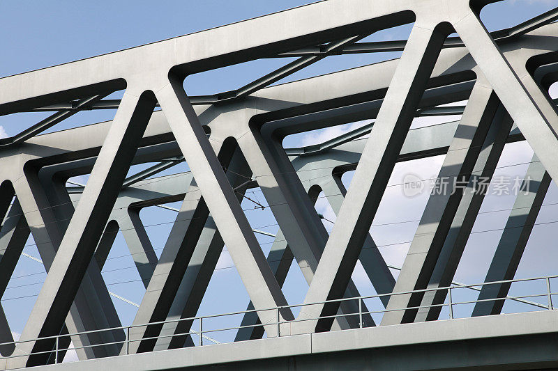 莱茵河上的钢桥