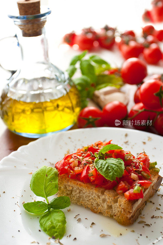 Bruschetta。