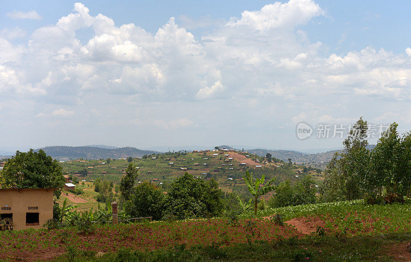 卢旺达基贝霍地区的农村