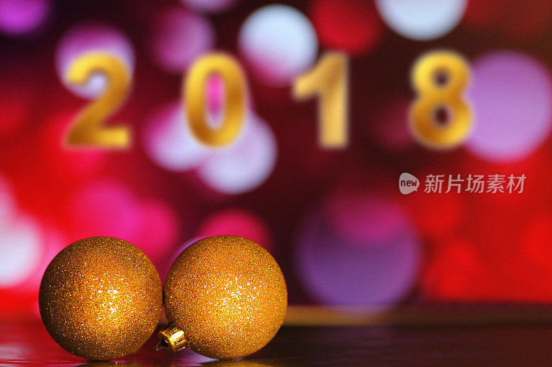 2018年新年圣诞装饰——金黄红联欢晚会