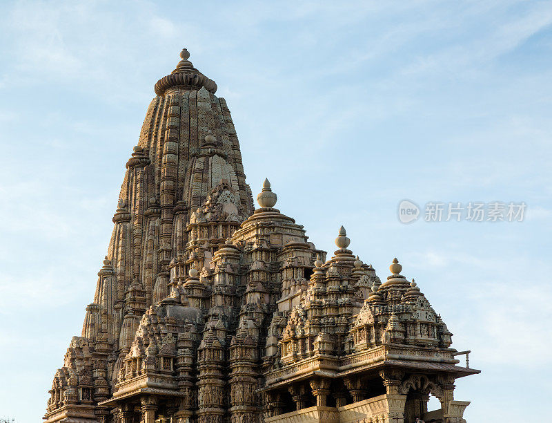 Kandariya寺庙在印度的Khajuraho西部组纪念碑