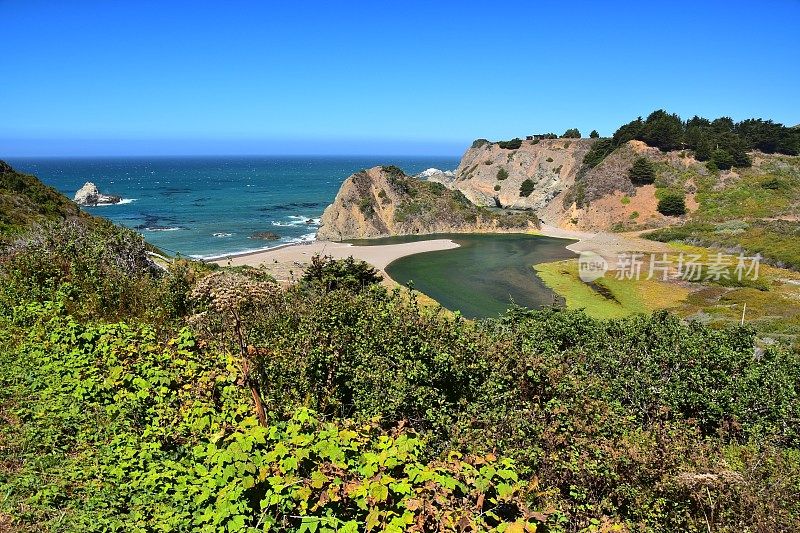 北加州海岸线河