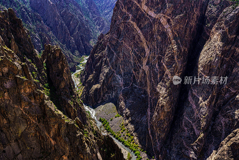 黑峡谷的甘尼逊风景