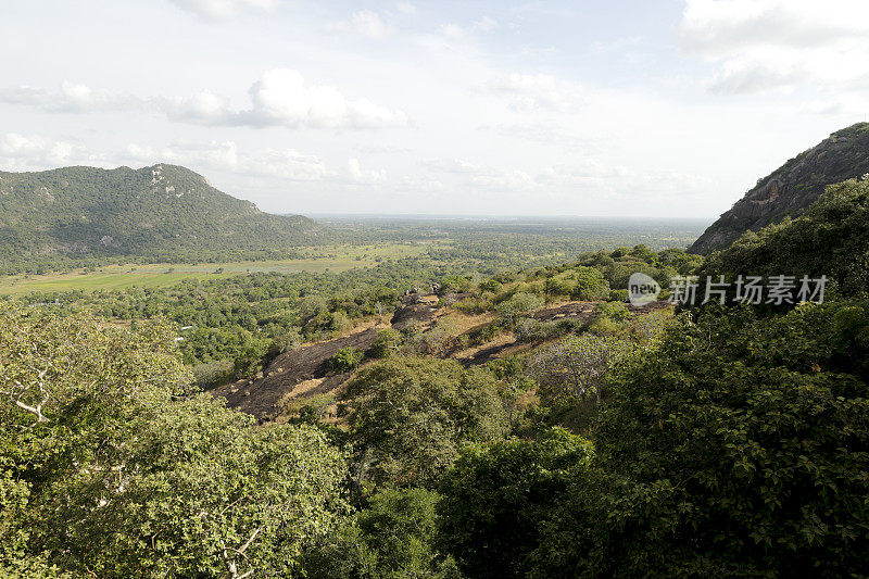 斯里兰卡米欣塔勒周围的风景