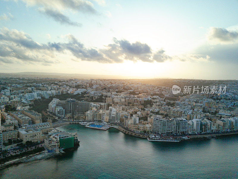 马耳他-地中海旅游目的地，斯利马和瓦莱塔