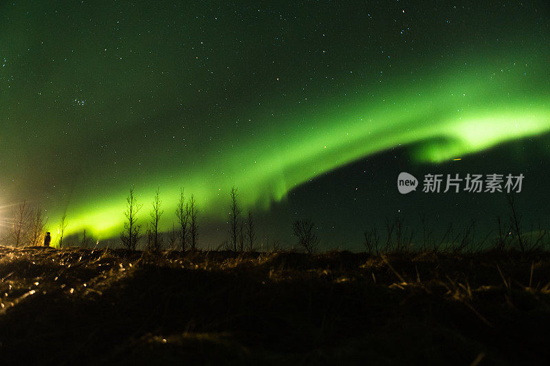 北极光的美景