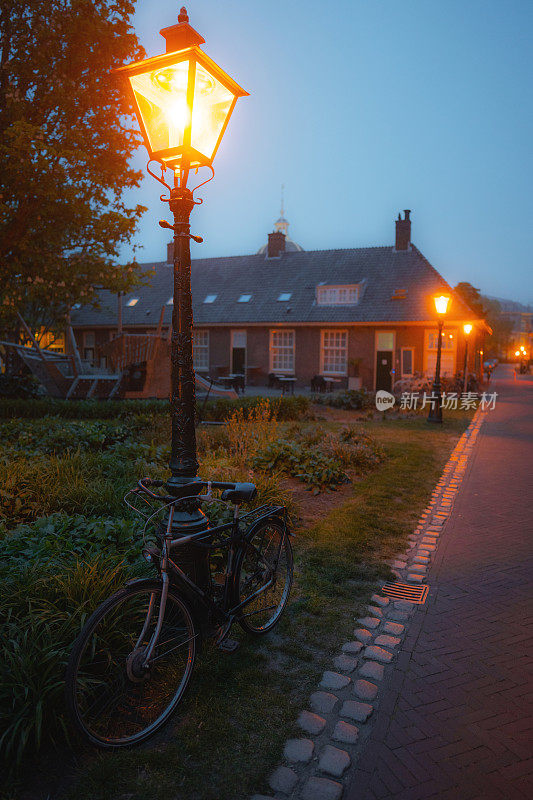 莱顿的夜景