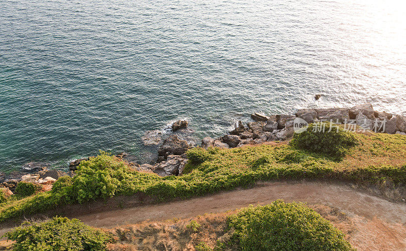 米提卡斯或米提卡斯海滩，旅游胜地海，夏季在希腊普雷韦扎县