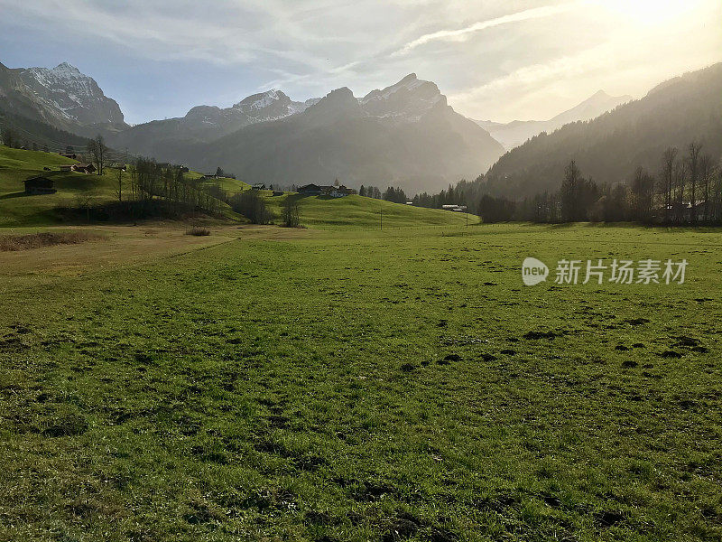 瑞士伯尔尼州-劳enen，劳ensee(格施塔德附近的劳enen湖)