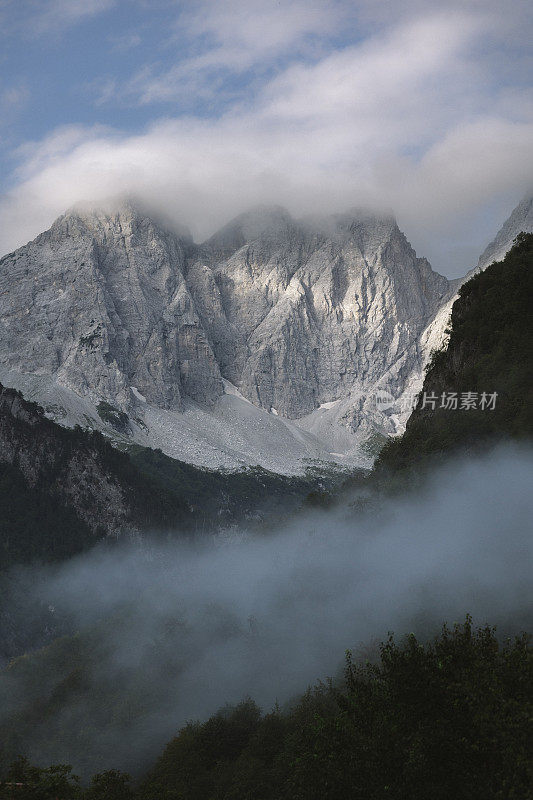 瓦尔博纳的阿尔巴尼亚阿尔卑斯山