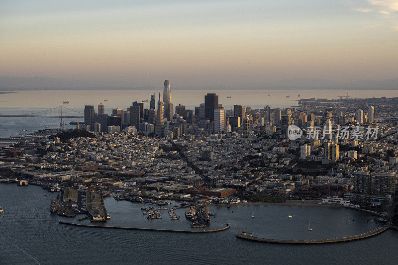 黄昏的旧金山