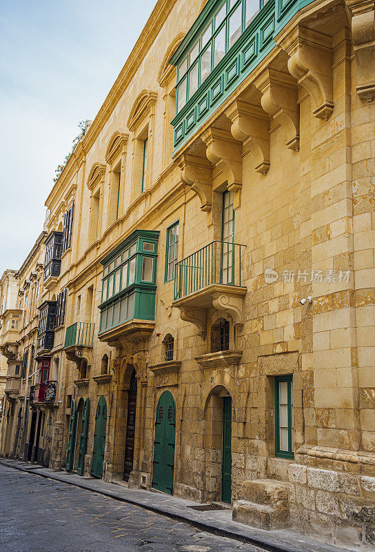马耳他瓦莱塔的传统建筑