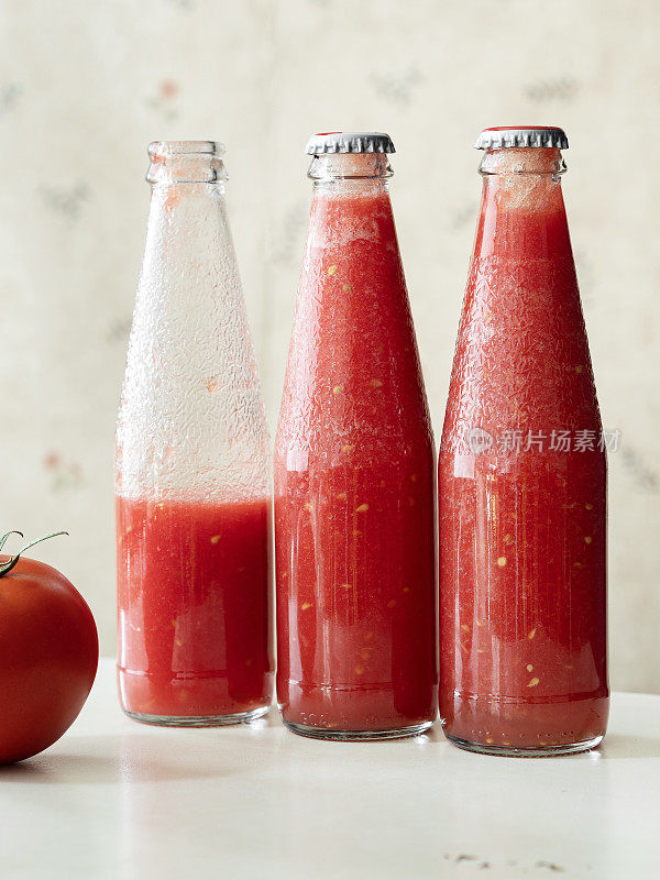 番茄汁，瓶装番茄汁，番茄瓶，自制番茄汁