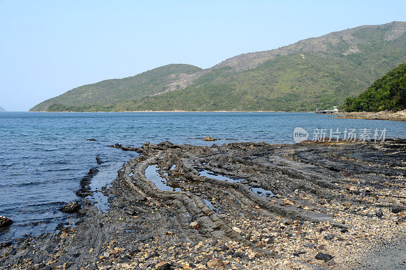 香港荔枝庄的古岩层