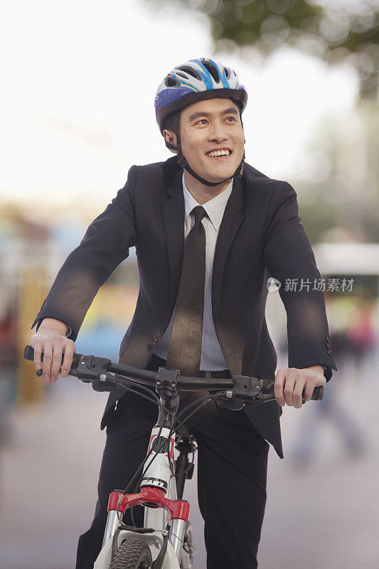 骑自行车的商人，北京