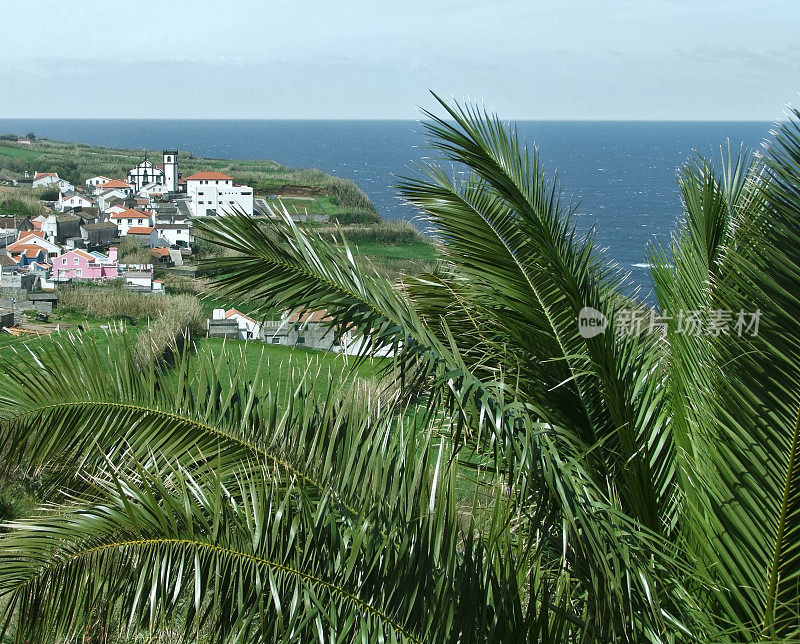 亚速尔群岛的海岸风光