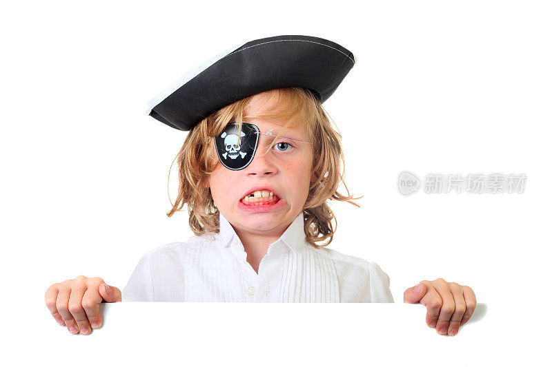 带标志的小海盗