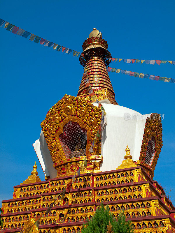 加德满都的Swayambhunath寺庙。