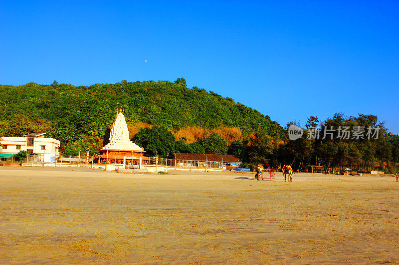 印度马哈拉施特拉邦康坎的Ratnagiri地区的Ganpatipule寺庙