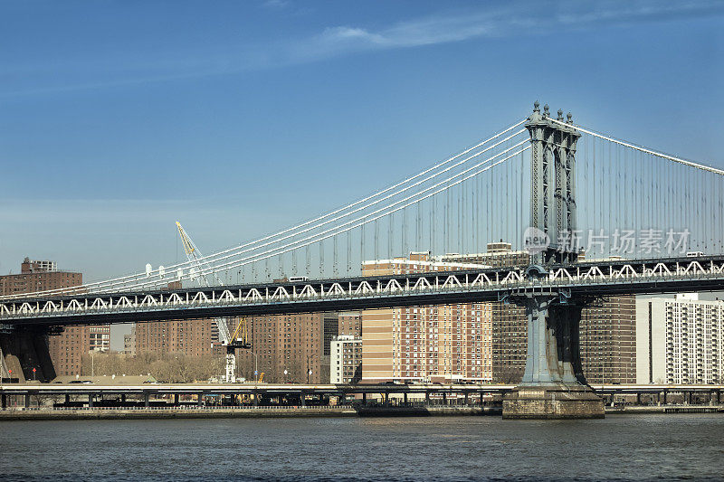 曼哈顿桥。纽约