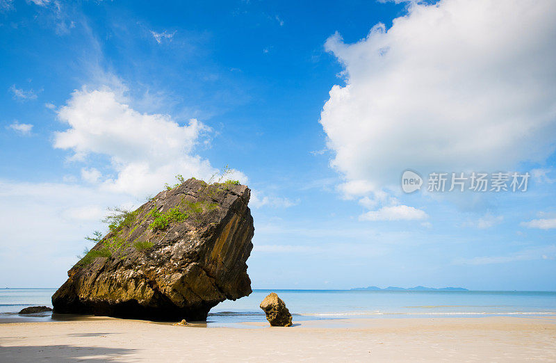 美丽的海滩和热带海洋