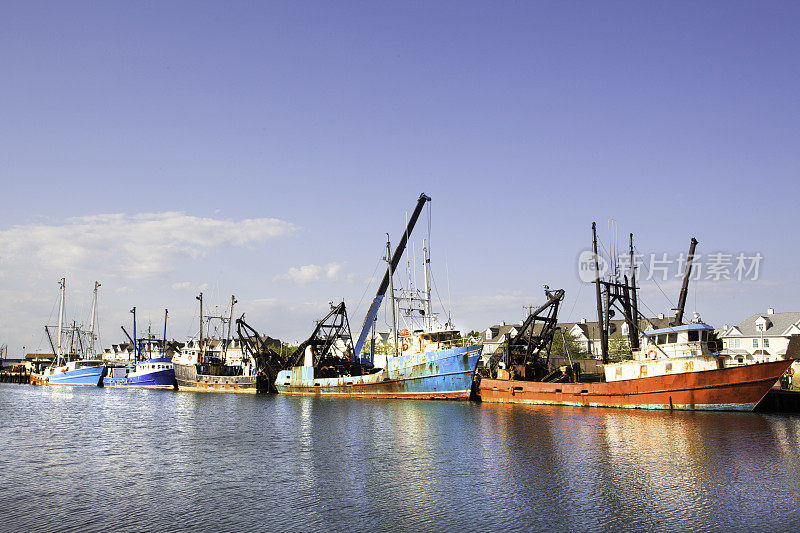 当地爱情:大西洋城加德纳盆地的渔船