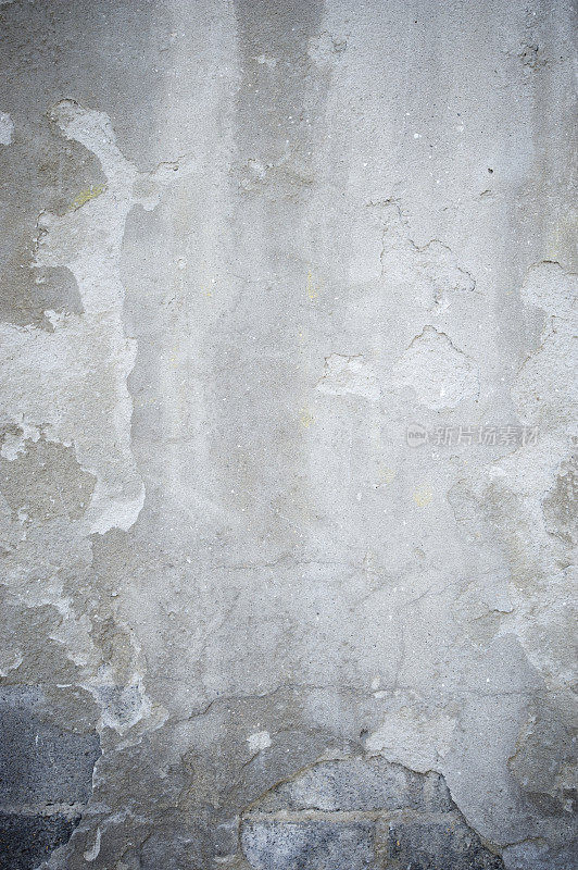 砂质粗糙开裂的混凝土墙背景