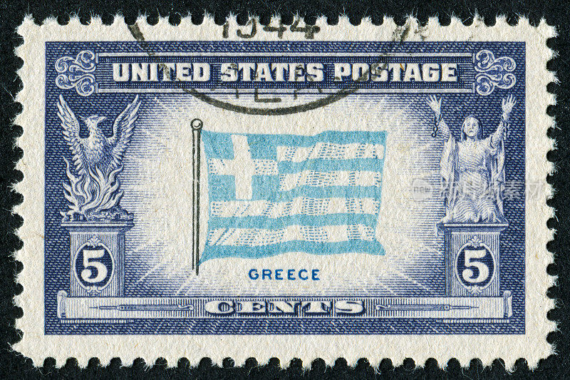希腊国旗邮票