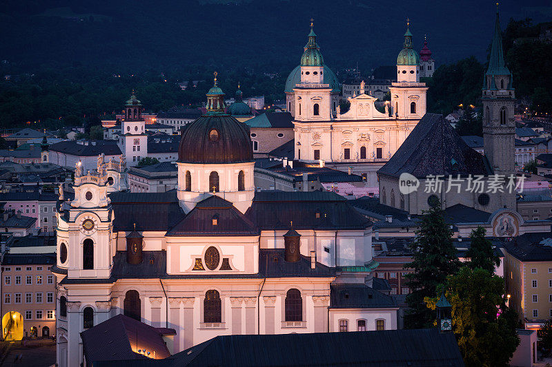 奥地利的大教堂和萨尔茨堡大教堂
